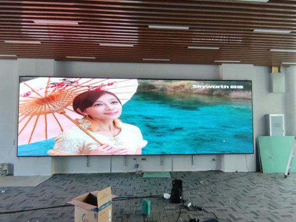 彭水P1.53led小间距屏安装案例